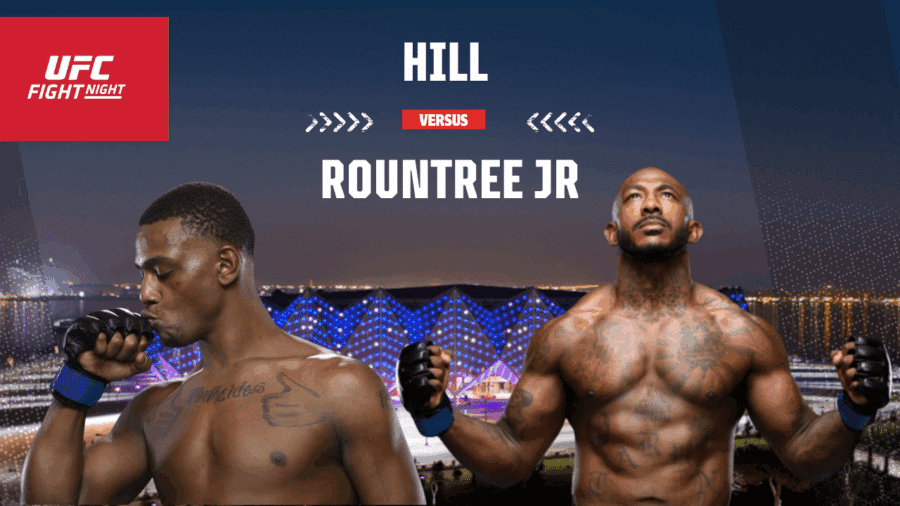 Regarder gratuitement Hill vs. Rountree Jr. (UFC Fight Night) : pas besoin de CB ni d’abonnement