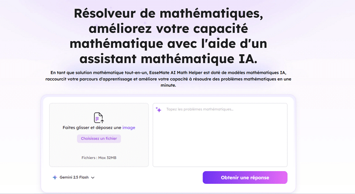 Assistant de devoirs de mathématiques gratuit : EaseMate Math Helper
