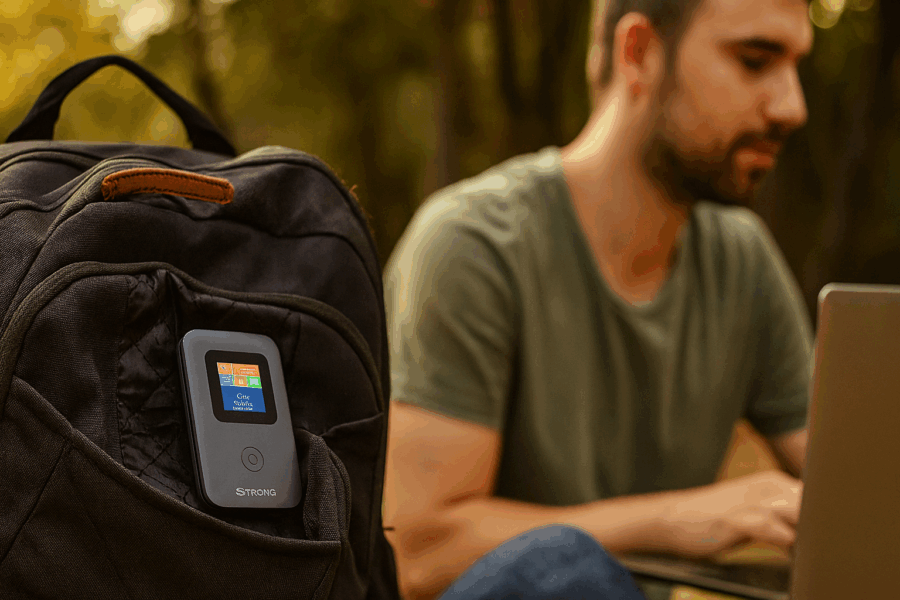 Emmenez Internet partout avec le Hotspot 4G 150C STRONG